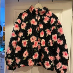 Sandy Liang x Target Floral Sherpa Jacket